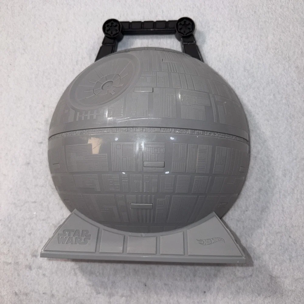 Hot Wheels Star Wars Death Star Collector's Car Carrying Case‎ with Handle EUC